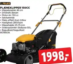 jem & fix PLÆNEKLIPPER 150CC tilbud
