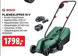 jem & fix PLÆNEKLIPPER 18 V tilbud