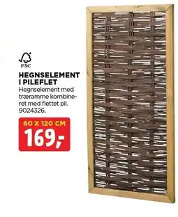 jem & fix HEGNSELEMENT I PILEFLET tilbud