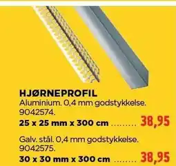 jem & fix HJØRNEPROFIL tilbud