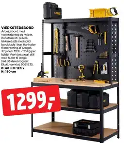 jem & fix VÆRKSTEDSBORD tilbud