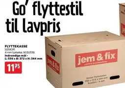 jem & fix FLYTTEKASSE SENIOR tilbud
