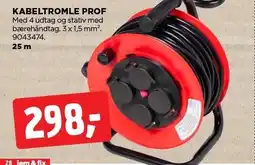 jem & fix KABELTROMLE PROF tilbud