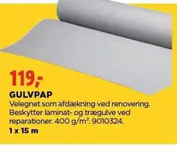 jem & fix GULVPAP tilbud