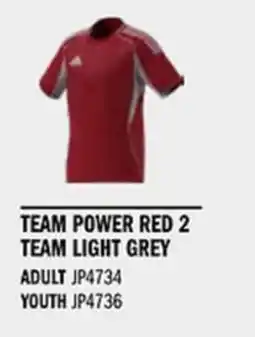 Sport Direct ADIDAS Jersey TIRO25 C M JSY Team Power red 2 team light grey tilbud