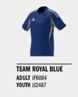 Sport Direct ADIDAS Jersey TIRO25 C M JSY Team royal blue tilbud
