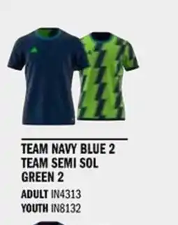 Sport Direct ADIDAS Jersey REV24 JSY Team Navy blue 2 Team semi sol green 2 tilbud