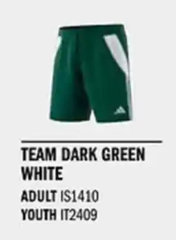 Sport Direct ADIDAS Short TIRO24 SHO Team dark green white tilbud