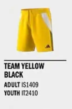 Sport Direct ADIDAS Short TIRO24 SHO Team yellow black tilbud