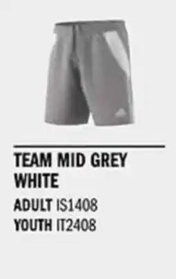 Sport Direct ADIDAS Short TIRO24 SHO Team mid grey white tilbud