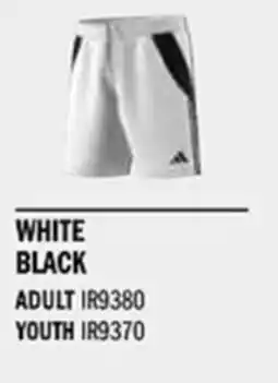 Sport Direct ADIDAS Short TIRO24 SHO White black tilbud