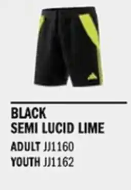 Sport Direct ADIDAS Short TIRO24 SHO Black semi lucid lime tilbud
