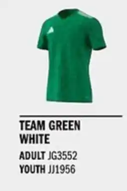 Sport Direct ADIDAS Jersey T ICON25 JSY Team green white tilbud