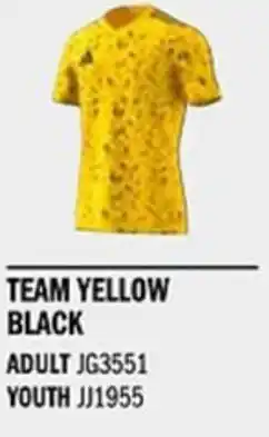Sport Direct ADIDAS Jersey T ICON25 JSY Team yellow black tilbud
