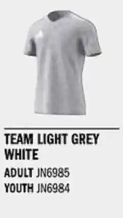 Sport Direct ADIDAS Jersey T ICON25 JSY Team light grey white tilbud