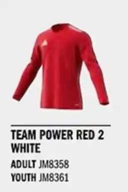 Sport Direct ADIDAS Jersey longsleeve T ICON25 JSY L Team power red 2 white tilbud