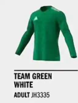 Sport Direct ADIDAS Jersey longsleeve T ICON25 JSY L Team green white tilbud
