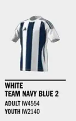 Sport Direct ADIDAS Jersey STRIPED 24 JSYWhite team navy blue 2 tilbud