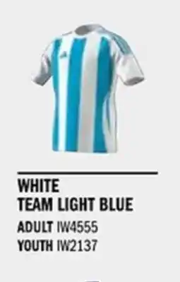 Sport Direct ADIDAS Jersey STRIPED 24 JSY White team light blue tilbud