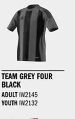 Sport Direct ADIDAS Jersey STRIPED 24 JSY Team grey four black tilbud