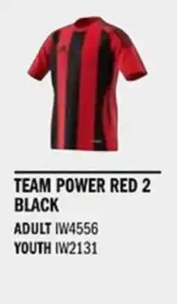 Sport Direct ADIDAS Jersey STRIPED 24 JSY Team power red 2 black tilbud