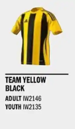 Sport Direct ADIDAS Jersey STRIPED 24 JSY Team yellow black tilbud