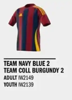 Sport Direct ADIDAS Jersey STRIPED 24 JSY Team navy blue 2 Team coll burgundy 2 tilbud