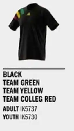Sport Direct ADIDAS Jersey FORTORE23 JSY Black Team green Team yellow Team colleg red tilbud
