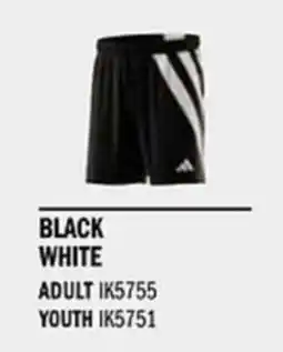 Sport Direct ADIDAS Short FORTORE23 SHO Black white tilbud
