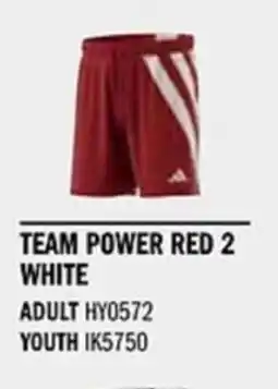 Sport Direct ADIDAS Short FORTORE23 SHO Team power red 2 white tilbud