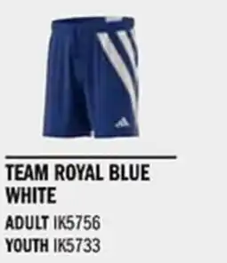Sport Direct ADIDAS Short FORTORE23 SHO Team royal blue white tilbud