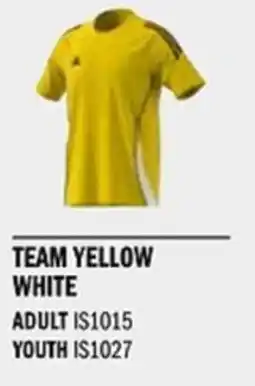 Sport Direct ADIDAS Jersey TIRO24 JSY Team yellow white tilbud