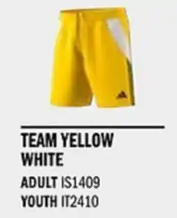Sport Direct ADIDAS Short TIRO24 SHO Team yellow white tilbud