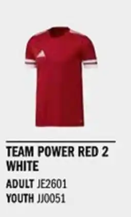 Sport Direct ADIDAS Jersey SQUA25 JSY Team power red 2 white tilbud