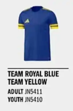 Sport Direct ADIDAS Jersey SQUA25 JSY Team royal blue Team yellow tilbud