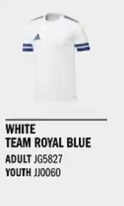 Sport Direct ADIDAS Jersey SQUA25 JSY White team royal blue tilbud