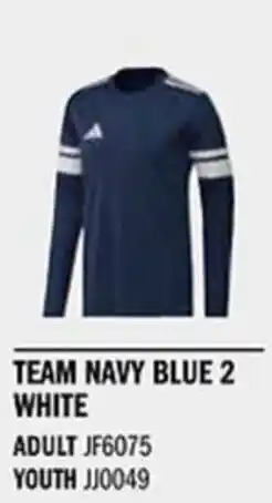 Sport Direct ADIDAS Jersey Longsleeve SQUA25 JSY L Team navy blue 2 white tilbud