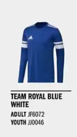 Sport Direct ADIDAS Jersey Longsleeve SQUA25 JSY L Team Royal blue white tilbud