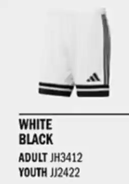 Sport Direct ADIDAS Short SQUA25 SHO White black tilbud
