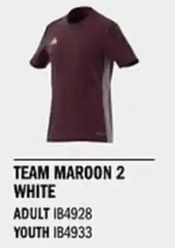 Sport Direct ADIDAS Jersey TABELA 23 JSY Team Maroon 2 white tilbud