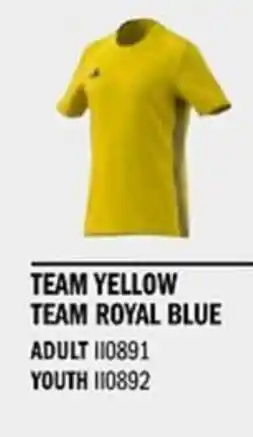 Sport Direct ADIDAS Jersey TABELA 23 JSY Team yellow Team royal blue tilbud