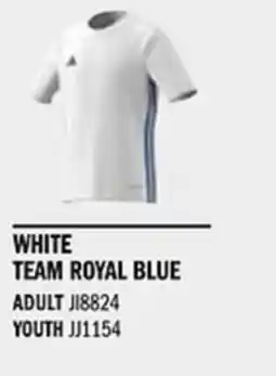 Sport Direct ADIDAS Jersey TABELA 23 JSY White team royal blue tilbud