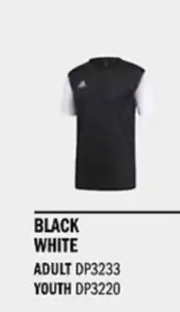 Sport Direct ADIDAS Jersey ESTRO 19 JSY Black white tilbud