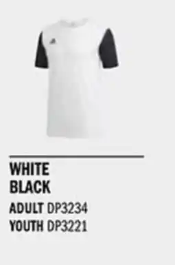 Sport Direct ADIDAS Jersey ESTRO 19 JSY White black tilbud