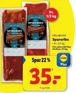 Lidl Spareribs tilbud
