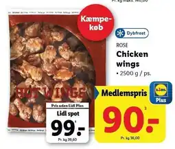 Lidl Chicken wings tilbud