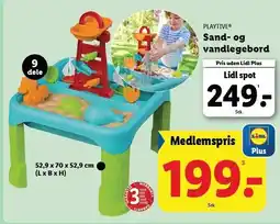 Lidl Sand- og vandlegebord tilbud