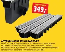 jem & fix AFVANDINGSDRÆN GARAGESÆT tilbud