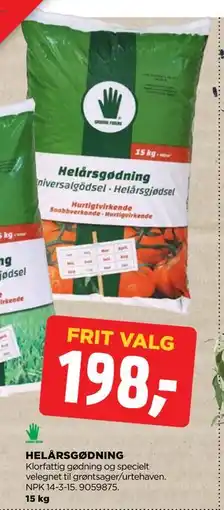 jem & fix HELÅRSGØDNING tilbud