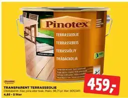 jem & fix TRANSPARENT TERRASSEOLIE tilbud